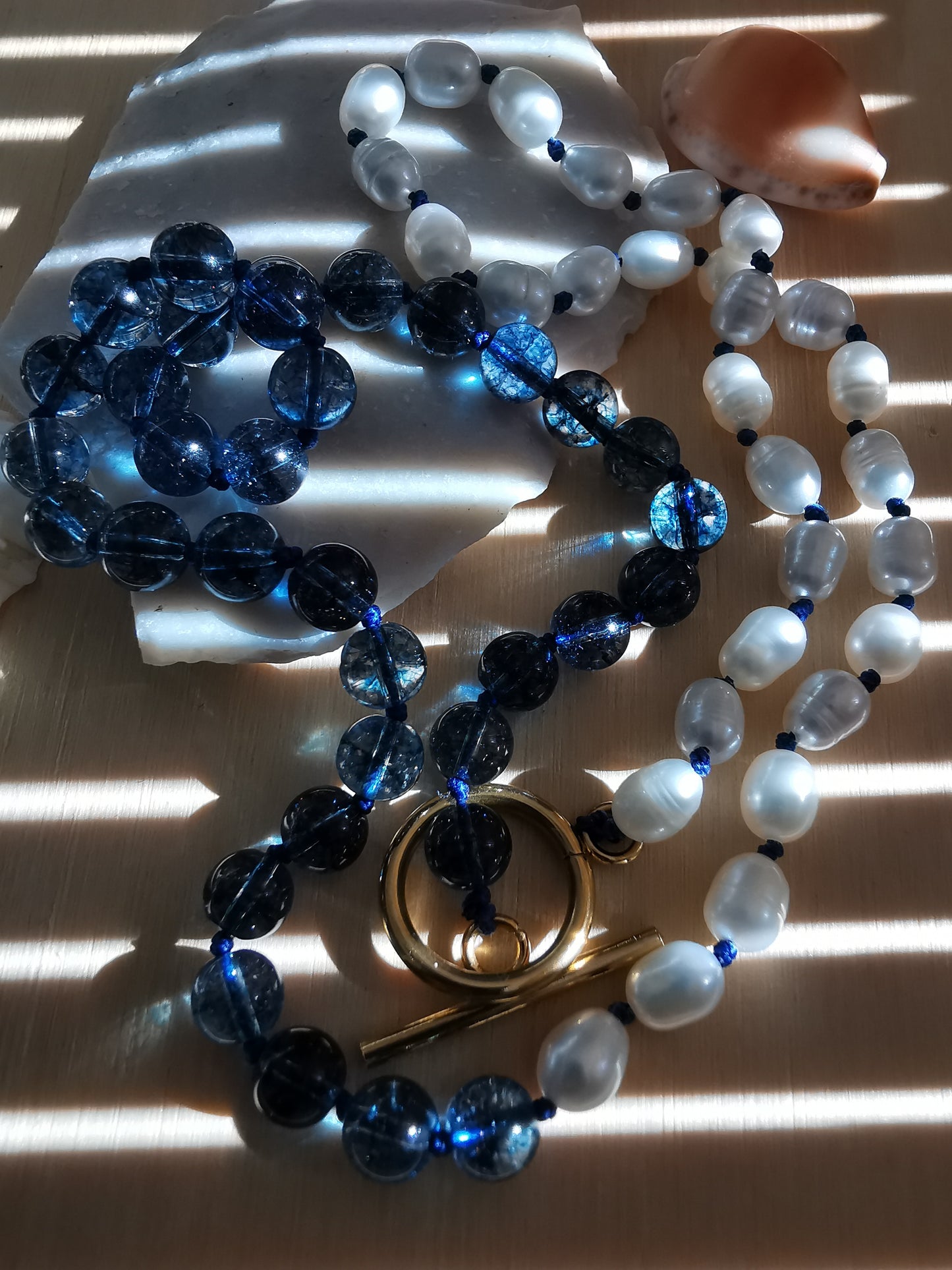 Kyanite & Pearls🌊